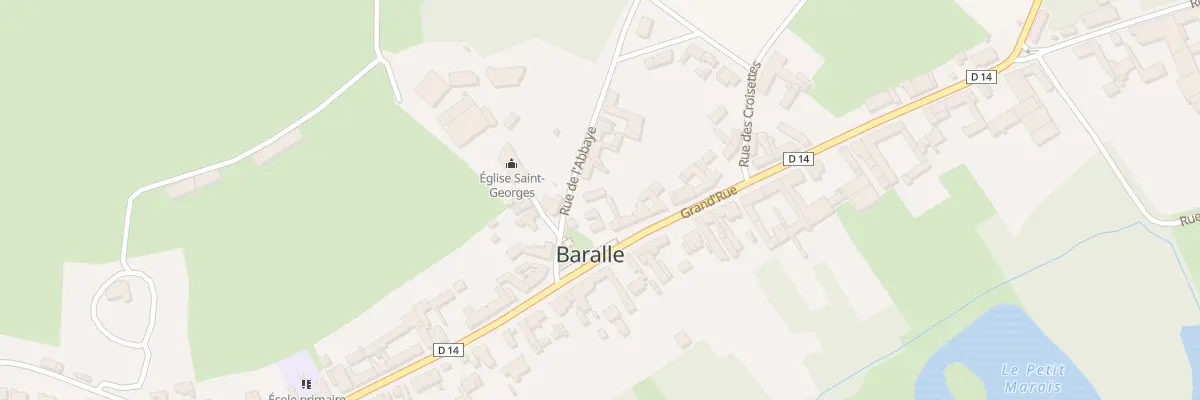 Plan du 18 Gr Grande Rue à Baralle