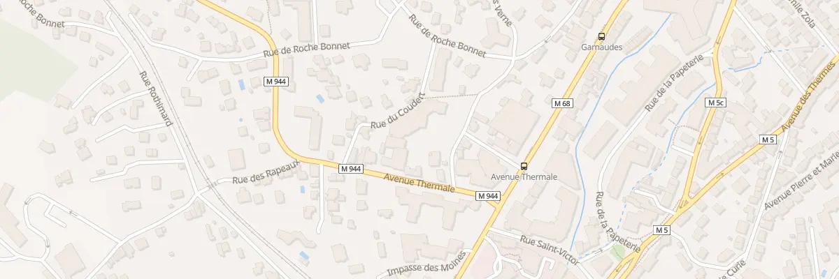 Plan du 8B Av Thermale à Chamalières