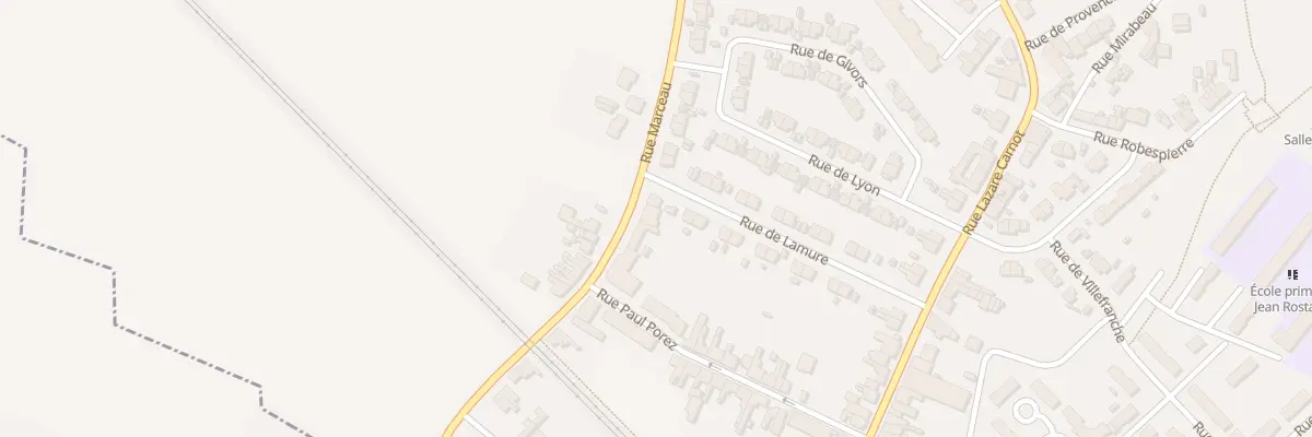 Plan du 59 Rue Marceau à Leforest