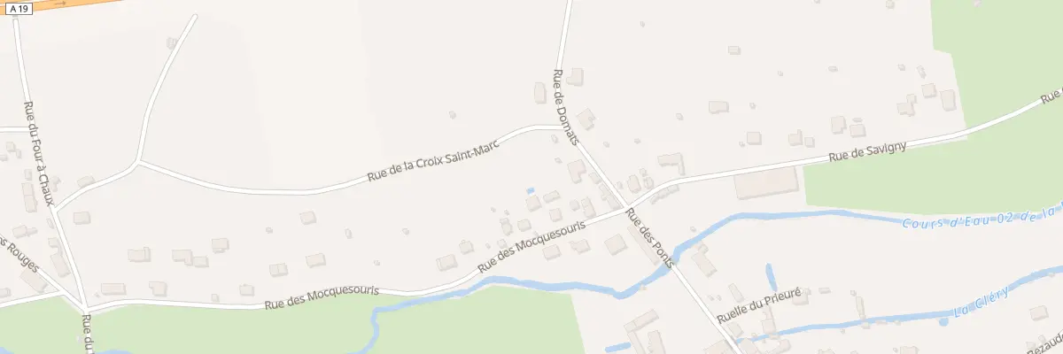 Plan du 8 Rue de Mocquesouris à Courtenay