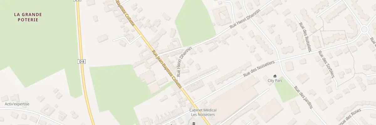 Plan du 10 Rue Henri Dhennin à Attiches