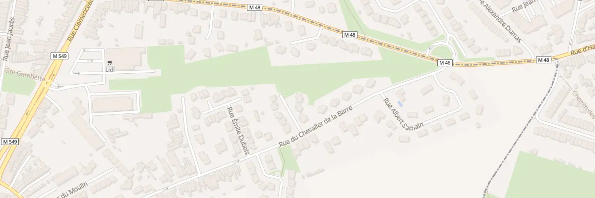 Plan du 61 Rue du Chevalier de La Barre à Wattignies