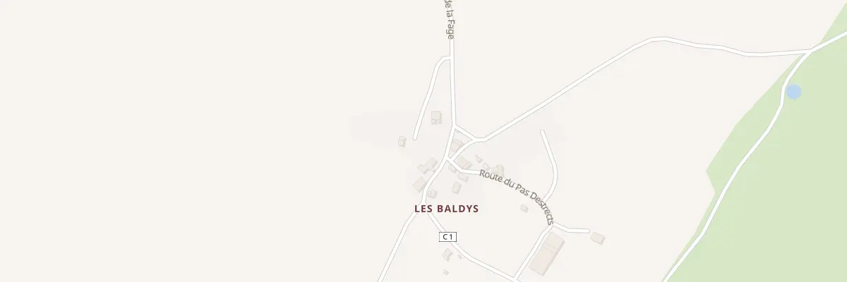 Plan du 782 Rte de la Fage à Viala-du-Pas-de-Jaux
