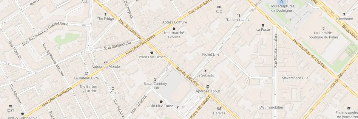 Plan du 147 Rue de Solférino à Lille
