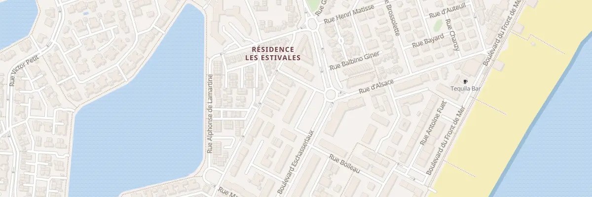 Plan du 34 Bd Eschasseriaux à Port-la-Nouvelle
