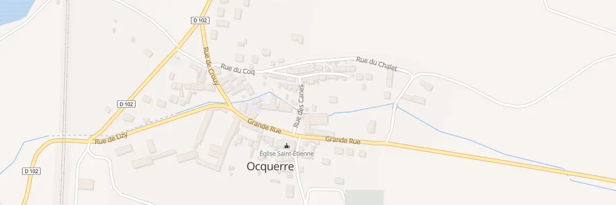 Plan du 8 Rue des Canes à Ocquerre