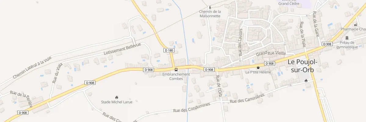 Plan du 2 Rue du Riou au Poujol-sur-Orb