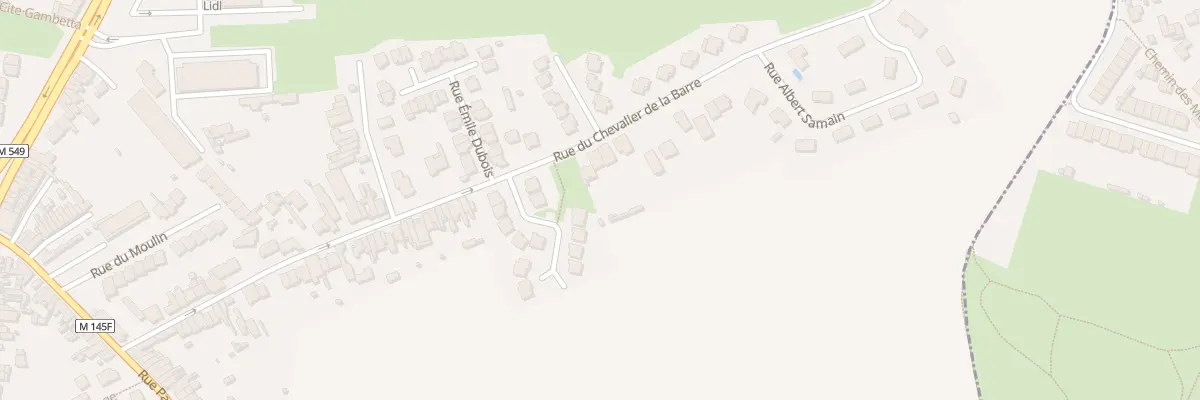 Plan du 72B Rue du Chevalier de La Barre à Wattignies
