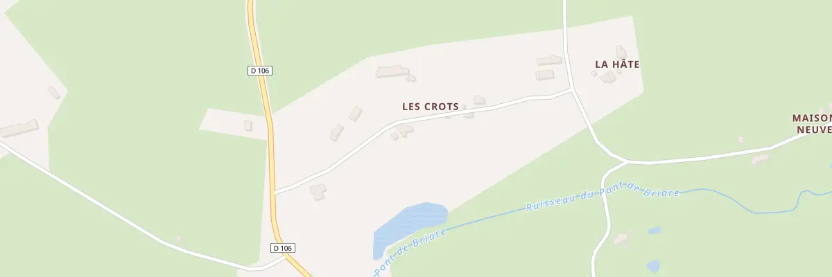 Plan du 894 Les Crots à Bourbon-l’Archambault