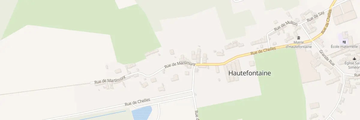Plan du 2 Rue de Martimont à Hautefontaine