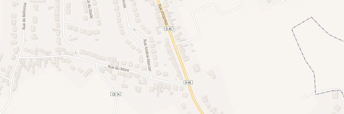 Plan du 34 Rue d’Estrées à Gouy-sous-Bellonne