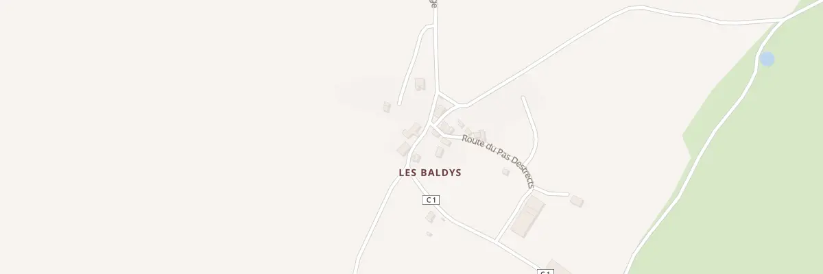 Plan du 848 Rte de la Fage à Viala-du-Pas-de-Jaux