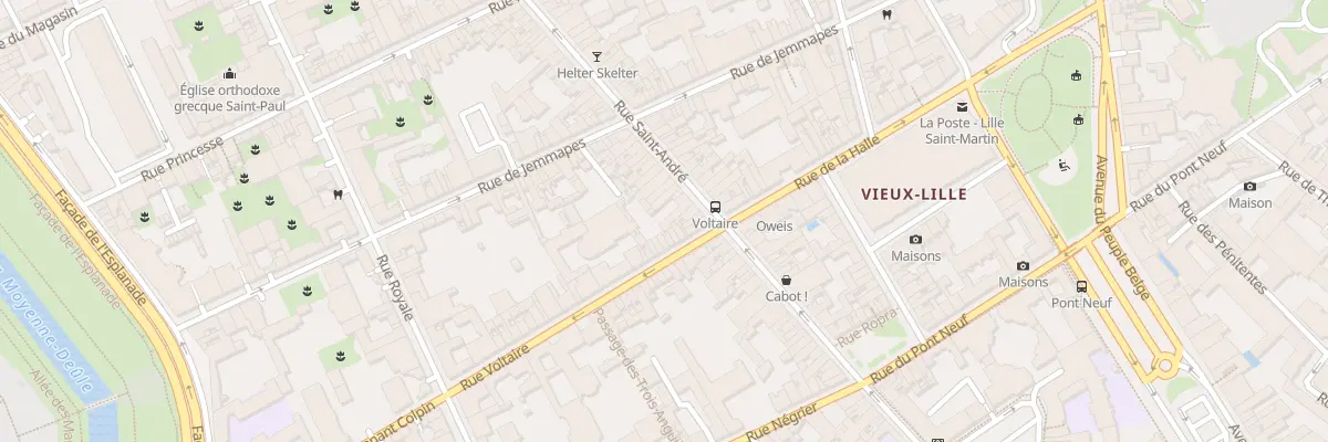 Plan du 45 Rue Saint André à Lille