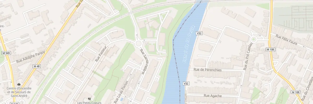 Plan du 70 Rue Sainte-Hélène à Saint-André-lez-Lille