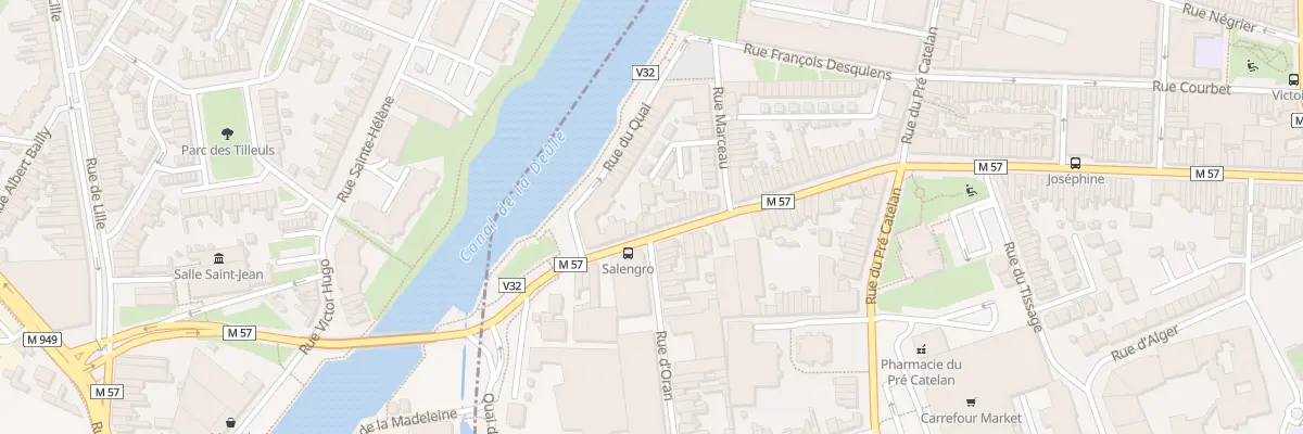 Plan du 166 Rue Roger Salengro à La Madeleine