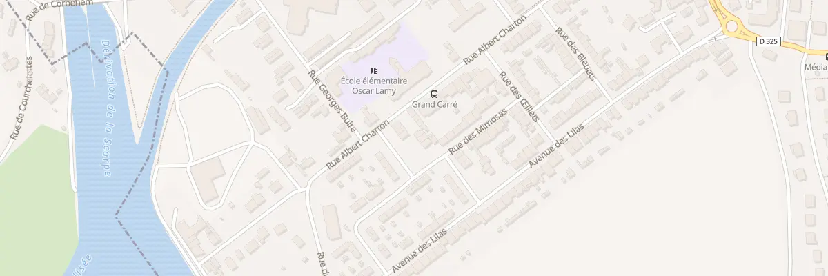 Plan du 7 Rue des Roses à Courchelettes