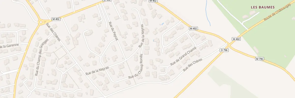 Plan du 24 Rue du Champ Rondis à Malauzat