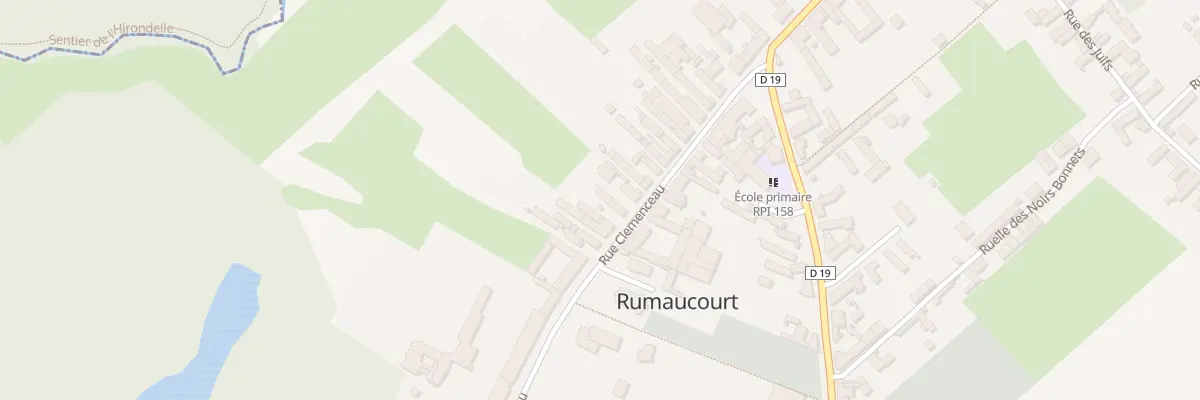 Plan du 426 Rue Clémenceau à Rumaucourt