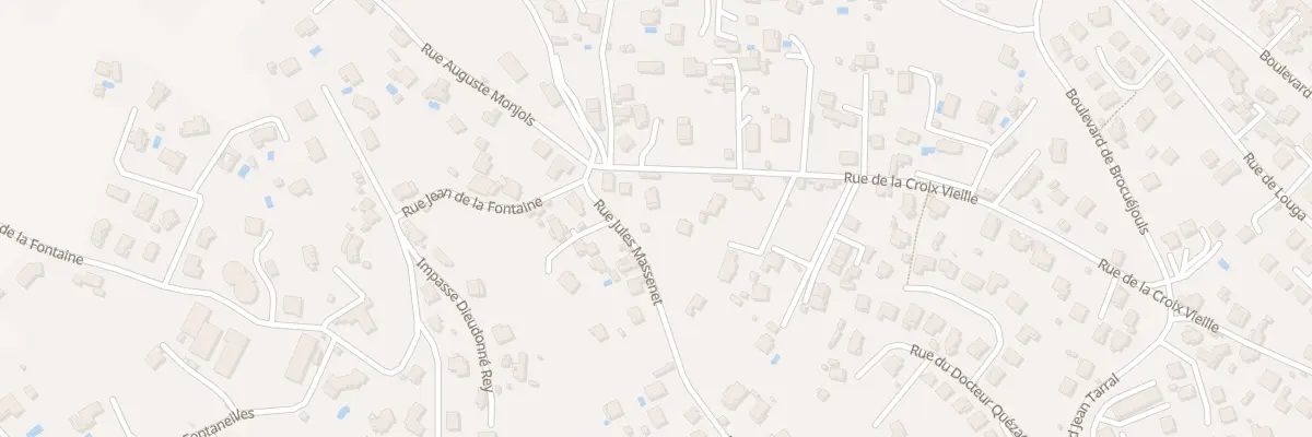 Plan du 107 Rue de la Croix Vieille à Millau