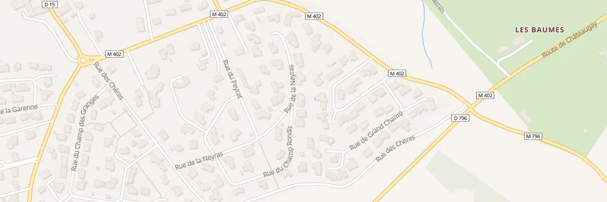 Plan du 10 Rue de la Neyras à Malauzat