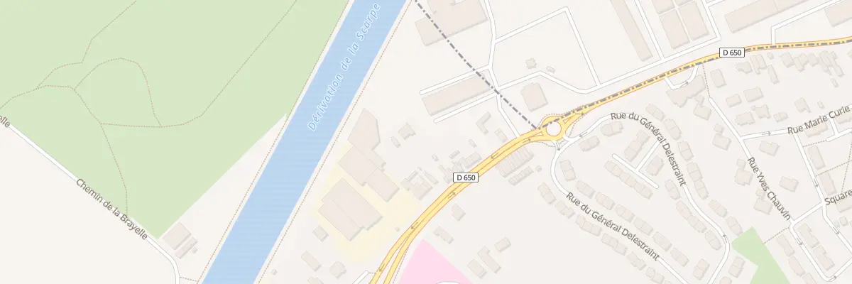 Plan du 686 Fg d’Arras à Lambres-lez-Douai