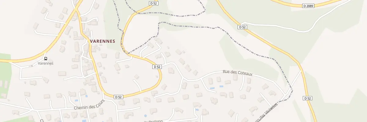 Plan du 7 Rue des Coteaux Varennes à Chanonat