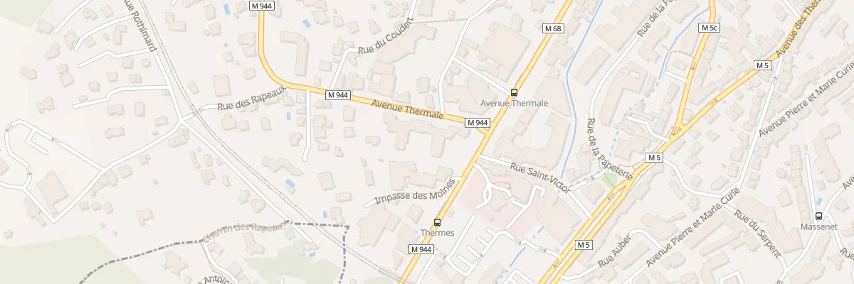 Plan du 1 Av Thermale à Chamalières