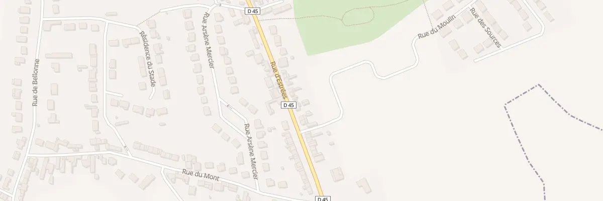 Plan du 21 Rue d’Estrées à Gouy-sous-Bellonne