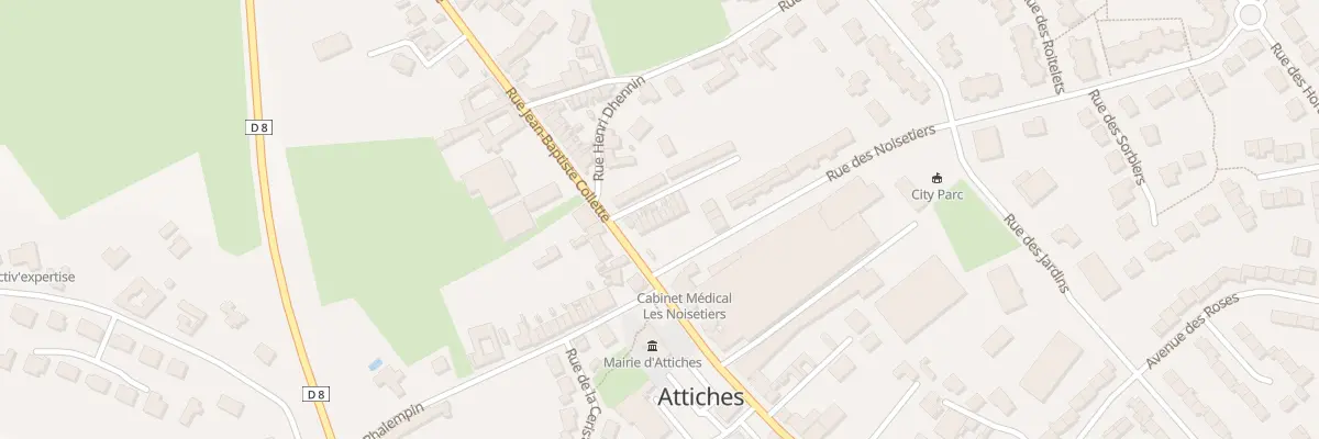 Plan du 585 Rue Jean-baptiste Collette à Attiches