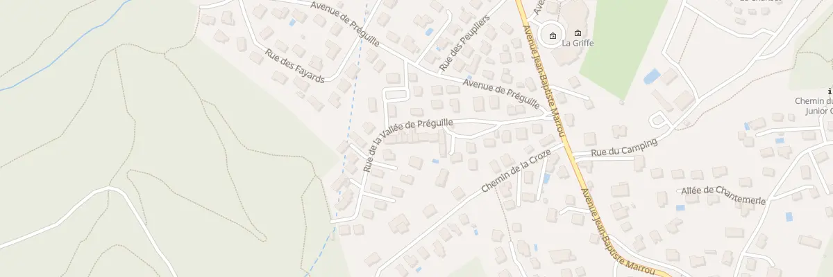 Plan du 15 Rue de la Vallée de Préguille à Ceyrat