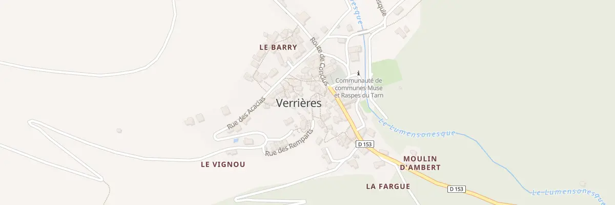 Plan du 5039 Verrieres à Verrières