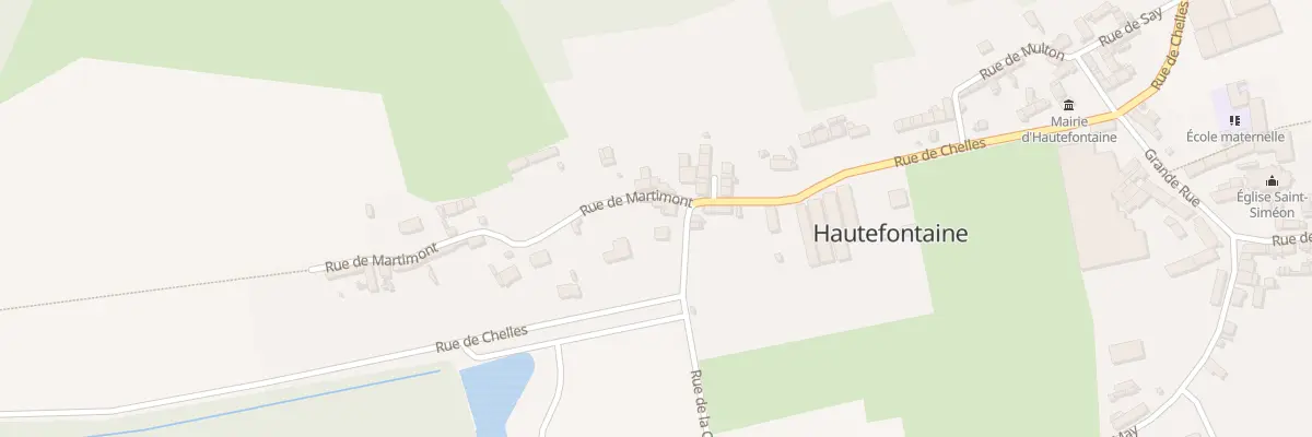 Plan du 32 Rue de Chelles à Hautefontaine