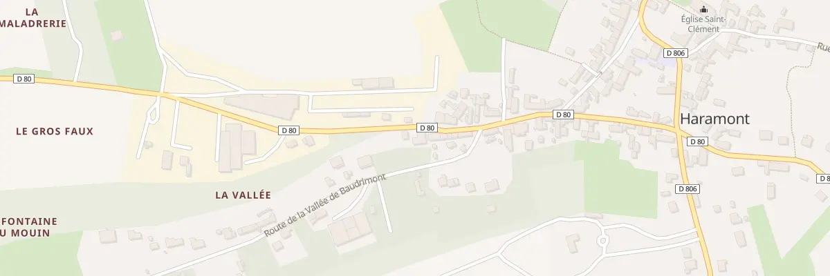 Plan du 43 Rue du Docteur Mouflier à Haramont