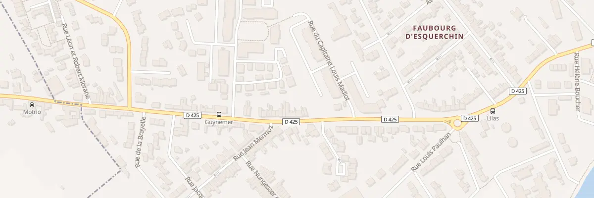Plan du 584 Rue Guynemer à Douai