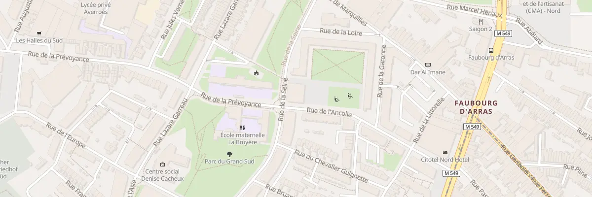 Plan du 131 Rue de la Seine à Lille