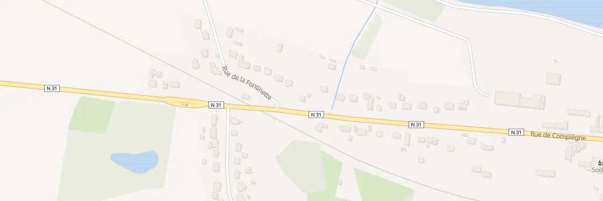 Plan du 44 Rue de Compiègne à Jaulzy