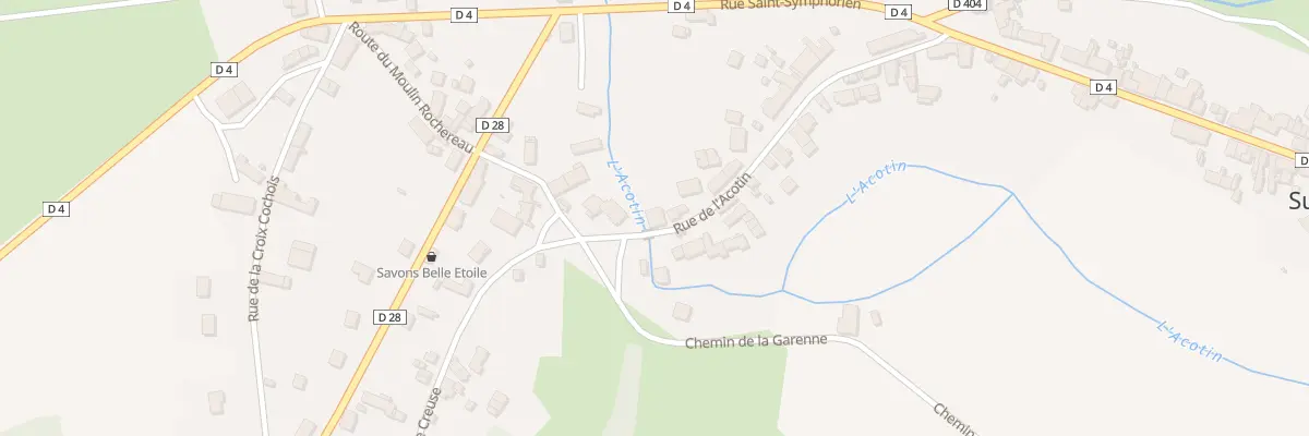 Plan du 22 Rue de l’Acotin à Saint-Quentin-sur-Nohain