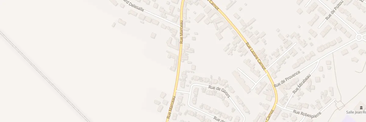 Plan du 35 Rue Marceau à Leforest