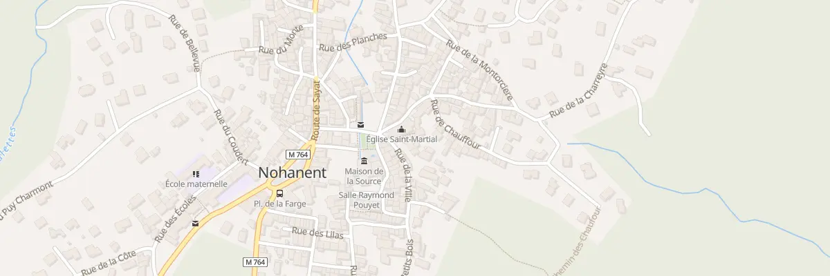 Plan du 1 Rue de la Ville à Nohanent