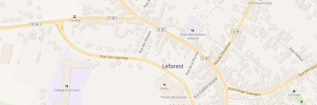 Plan du 41 Rue Voltaire à Leforest