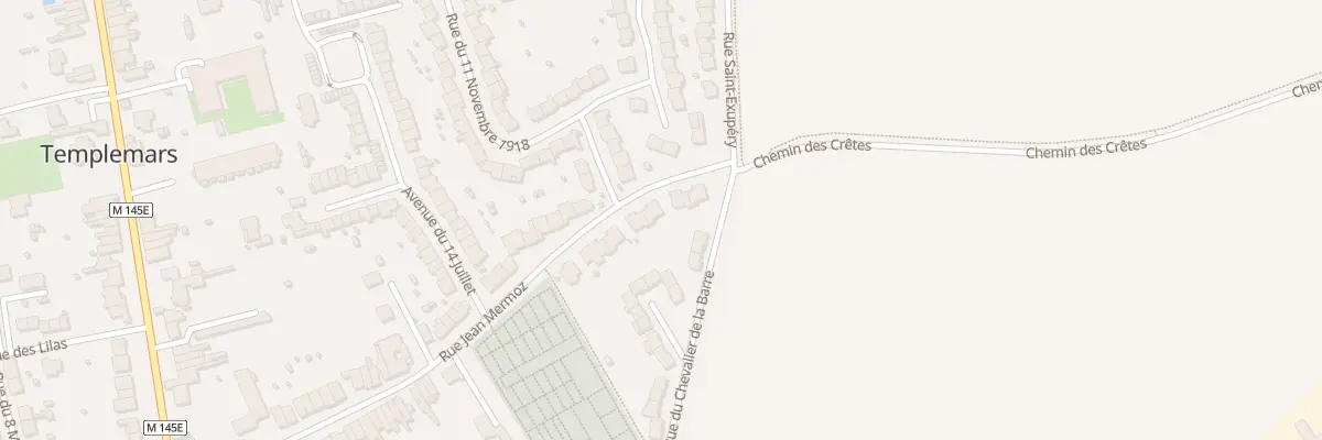 Plan du 56 Rue Jean Mermoz à Templemars