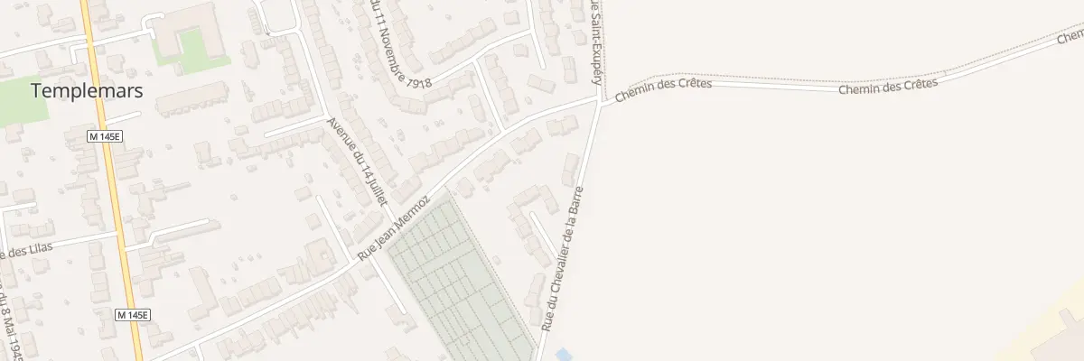 Plan du 35 Rue du Chevalier de La Barre à Templemars
