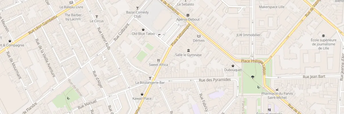 Plan du 3 Rue des Postes à Lille