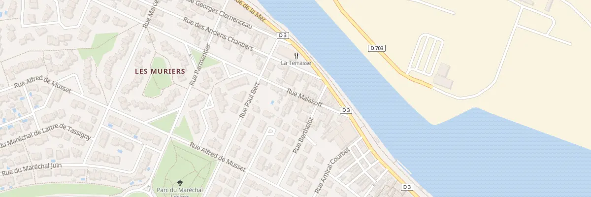 Plan du 101 Rue Malakoff à Port-la-Nouvelle