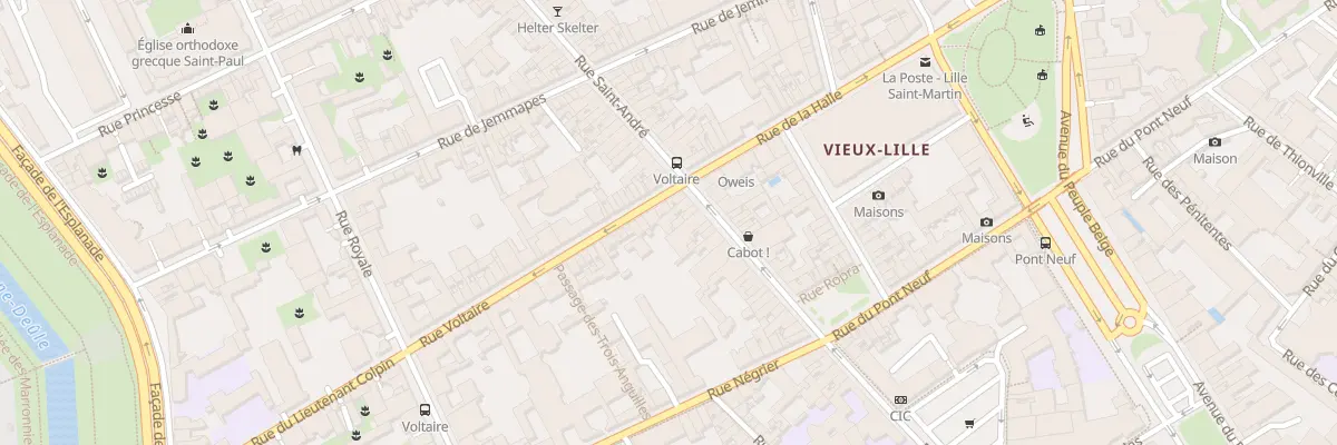 Plan du 35 Rue Saint André à Lille