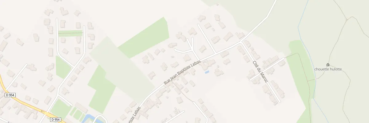 Plan du 7 Rue Jean-Baptiste Lebas à Thumeries