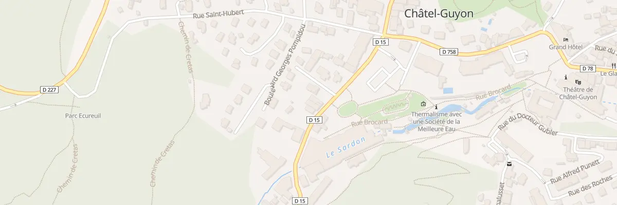 Plan du 12 Av de Brocqueville à Châtel-Guyon