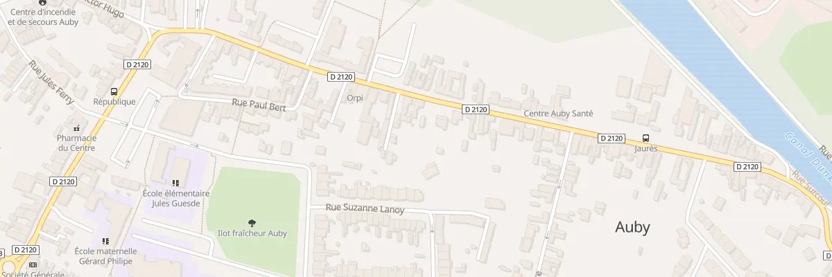 Plan du 54 Rue Léon Blum à Auby