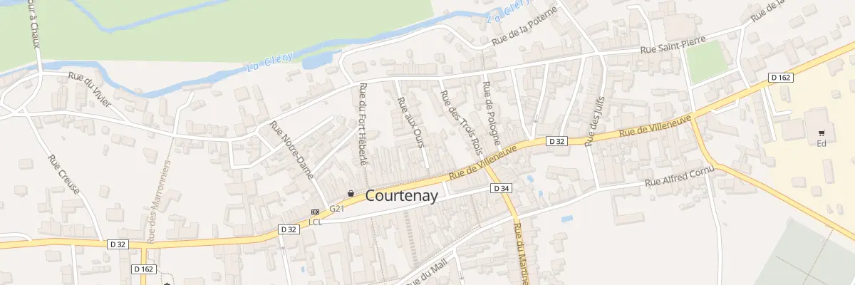 Plan du 10 Rue aux Ours à Courtenay
