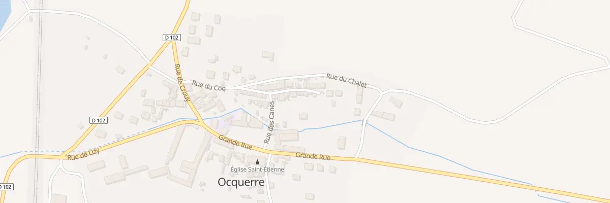 Plan du 16B Rue des Canes à Ocquerre
